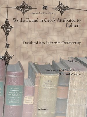 cover image of Works Found in Greek Attributed to Ephrem